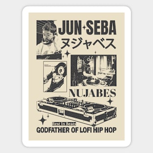vintage aesthetic jun seba rest in beats Magnet